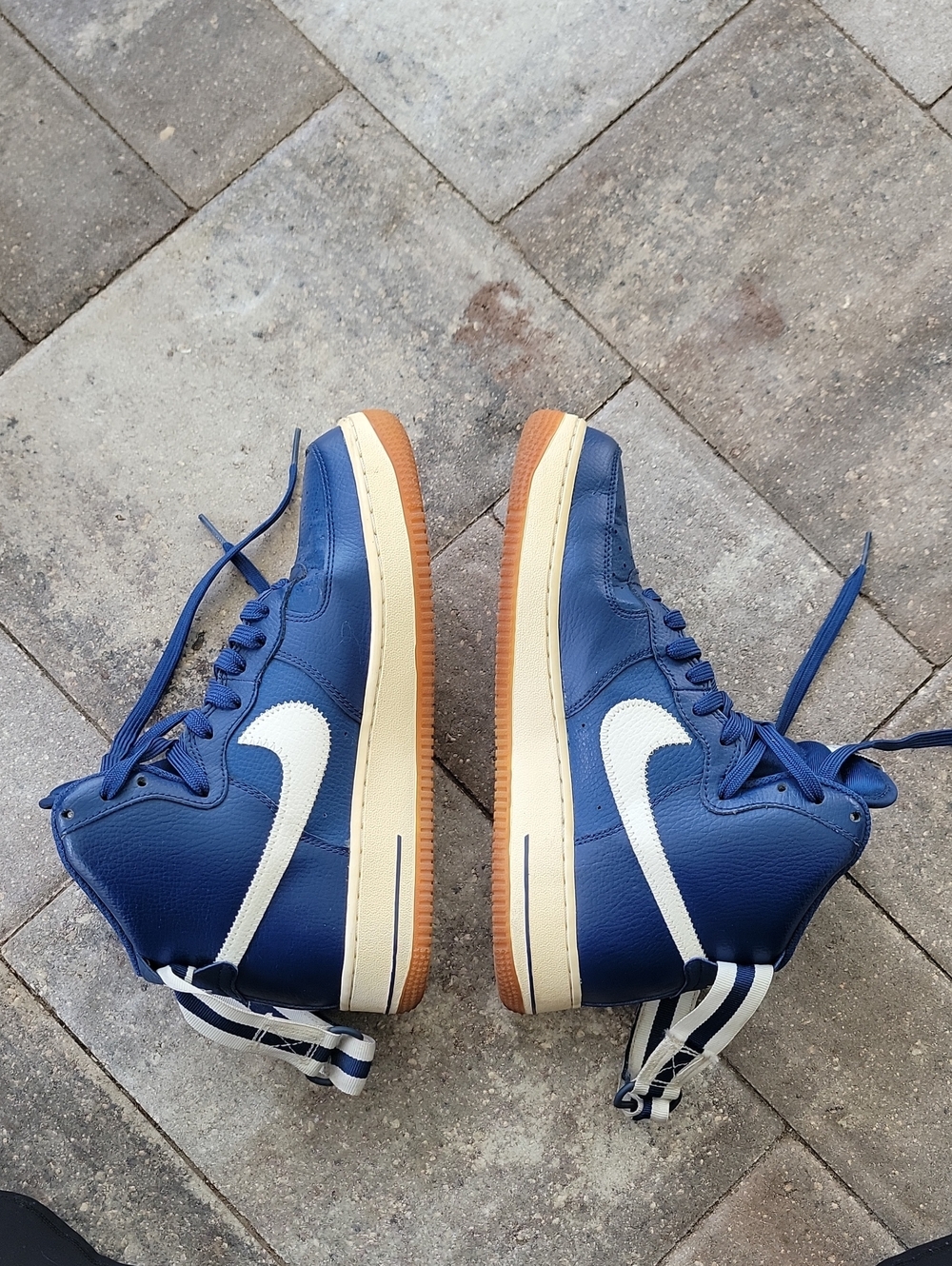 Nike Air Force 1 High Top GS Coastal Blue M Sz 8 Year 2015 - Picture 9 of 9